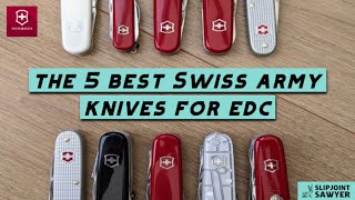 The 5 Best Victorinox Swiss Army Knives For Lightweight Urban EDC [upl. by Terbecki]