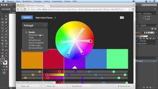 Illustrator für Webdesigner Tutorial Farbpalette mit Adobe Color CC entwickeln video2braincom [upl. by Judas]