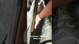 Browning XBolt White Gold Medallion Maple pt 2 firearmreview Browning XBolt 2A rifle [upl. by Suiravaj]