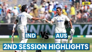 IND Vs AUS Highlights KL Rahul amp Yashasvi Jaiswal Give A Decent Start To India [upl. by Enelia115]