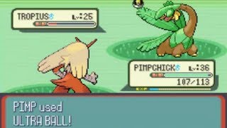 Pokemon Sapphire Part 20 Catching Tropius [upl. by Akitahs]