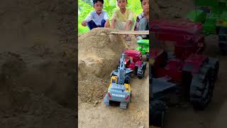 jcb tractor me mitti bhar ti hui minitractor bridge crossing automobile ytshorts [upl. by Higginbotham]