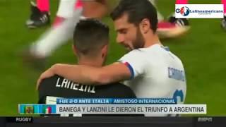 Argentina vs Italia 20  Resumen Completo  Amistoso Rusia 2018  23032018 [upl. by Rehm51]