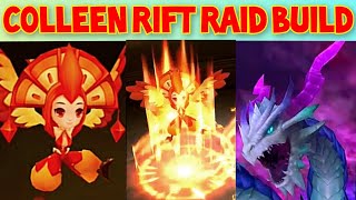 Colleen Fire Harpu Rift Raid Build BJR5 with Runes amp Stats Summoners War [upl. by Chandal]