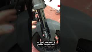 Suspensión Honda Navi [upl. by Ardnekahs]