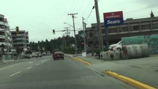 SECHELT DOWNTOWN BC CANADA SUNSHINE COAST 101 HWY [upl. by Lonny143]