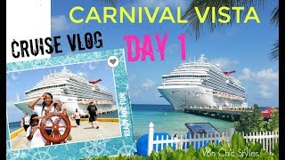 DAY 1CARNIVAL VISTA Vacation Family CruiseVLOG [upl. by Northrup]