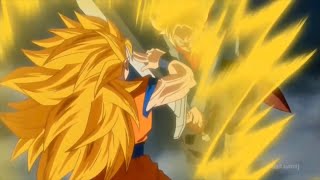 SSJ2 Trunks vs SSJ3 Goku [upl. by Halilahk]