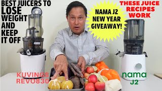 Top 2 Juice Recipes amp Cold Press Juicers for Max Weight Loss [upl. by Ledah]