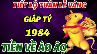 BẤT NGỜ TÌM RA TUẦN LỄ VÀNG TRONG THÁNG 10 ÂM LỊCH TUỔI GIÁP TÝ SINH 1984 TIỀN VÀNG ÙN ÙN ĐỔ VỀ KÉT [upl. by Derag]