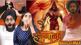 HANUMAN MASS CLIMAX SCENE REACTION  Prasanth Varma  Teja Sajja  Parbrahm Singh [upl. by Shurwood]