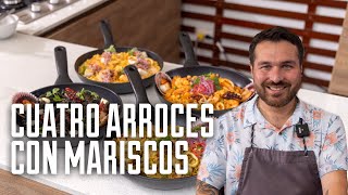 4 TIPOS DE ARROCES CON MARISCOS PARA PREPARAR EN CASA O EN TU RESTAURANTE  GIACOMO BOCCHIO [upl. by Ytisahc207]