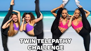 TWIN Telepathy CONTORTION Challenge ft Sofie Dossi amp Anna McNulty [upl. by Aihsoek]