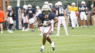 Auburn QBs WRs RBs highlights from Day 10 of 2024 spring practice [upl. by Lyram]