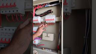 3 phase distribution board wiring youtubeshorts shorts [upl. by Abeh]