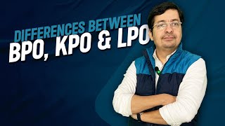 What is the differences between BPO KPO and LPO   Learn  Growth  Success  Differences  Save [upl. by Akenahs545]