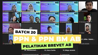 Pelatihan Brevet AB Batch 20  Materi PPN amp PPN BM AB  Sesi Pagi [upl. by Zabrine405]