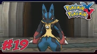 Pokemon X and Y Playthrough Part 19  MEGA LUCARIO [upl. by Asseniv]