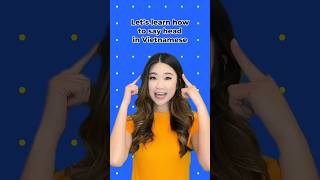 How to say head in Vietnamese 🙉learnvietnamese learnbodyparts nhacthieunhi songsforkids [upl. by Sillihp]