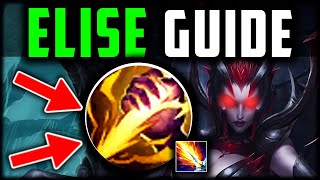 How to Elise Jungle amp CARRY MOST DMG DEALT  Elise Jungle Beginners Guide Season 14 [upl. by Nnaitsirk855]