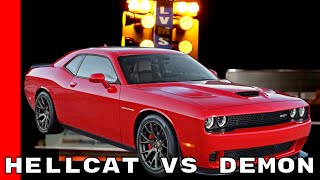 Dodge Challenger Hellcat vs Demon [upl. by Aehcsrop551]