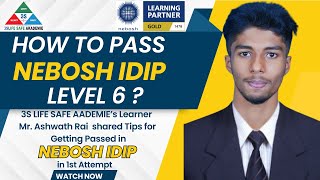 NEBOSH International Diploma IDip Testimonial and Passing Tips from HSE Coordinator in Dubai [upl. by Conrade]