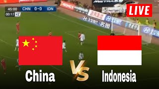 Match game Simulation China vs Indonesia  Kualifikasi Piala Dunia AFC 2026  Siaran Langsung [upl. by Ylicis858]