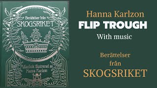 Flipthrough with music Hanna Karlzon’s ”Berättelser från Skogsriket” [upl. by Tolmach354]