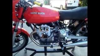 Motorcycle Cut Away VTwin Engine Moto Guzzi  NADA Scientific [upl. by Hardwick]