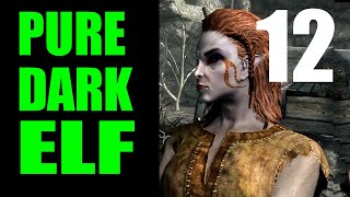 Skyrim PURE DARK ELF Challenge Run Walkthrough Part 12 PowerLeveling Illusion Alteration 75 [upl. by Hsara]