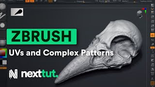 ZBRUSH TUTORIAL  Uvs and Complex Patterns [upl. by Atil]