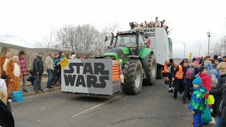 Faschingszug Himmelstadt mit 58 Wagen und Fußgruppen der schönste längste Faschingzug in der Region [upl. by Auka]