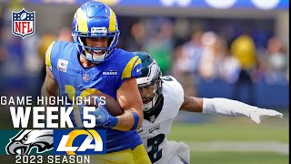 Philadelphia Eagles vs Los Angeles Rams  2023 Week 5 Game Highlights [upl. by Biagi]