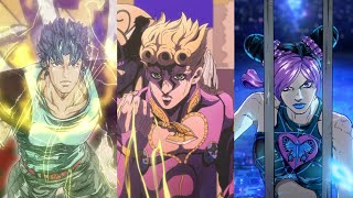 JoJos Bizarre Adventure All Openings 110 with special versions HD [upl. by Furey]