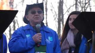 Holocaust Survivors Chant Mourners Kaddish for the Six Million  2013 March of the Living Ceremony [upl. by Favian]