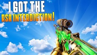 I GOT THE RSA INTERDICTION BO3 RSA Interdiction Gameplay amp Funny Moments DLC Sniper Supply Drop [upl. by Eetnahs918]