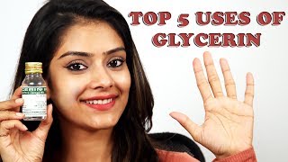 Top Five Uses Of Glycerin  Glycerin Benefits  Home Remedies  DIY Hacks  Foxy Makeup Tutorial [upl. by Raycher439]