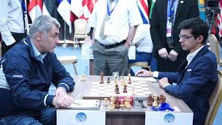 Nice final moment when Vassily Ivanchuk offers a draw to Anish Giri [upl. by Papert217]