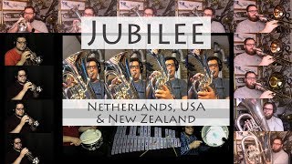 Quick March  Jubilee  3 man brass band Ft Michael Lining amp Jorijn Van Hese [upl. by Haberman479]