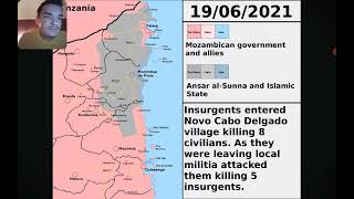 Saulius read reaction to insurgency in cabo Delgado every day 2017 2021 pt33 we finally done videos [upl. by Justus129]