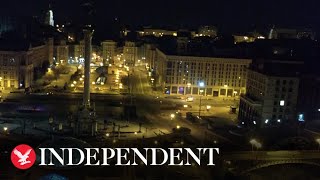 Live View of Kyiv’s Independence Square on first anniversary of Russian invasion of Ukraine [upl. by Tnaryb]