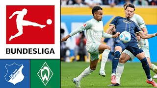 TSG 1899 Hoffenheim vs Werder Bremen ᴴᴰ 29092024  5Spieltag  1 Bundesliga  EA FC 25 [upl. by Arbrab725]