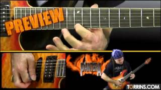 Cowboys from Hell Guitar Lesson PREVIEW [upl. by Tabor]