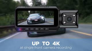 Toguard CE67A 4K Front and Inside GPS WiFi 2160P1080P Dual Dash Camera [upl. by Niarda987]