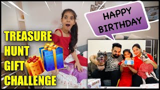 11 Gifts on Guneets Birthday 🎂 Treasure Hunt Gift CHALLENGE  Harpreet SDC [upl. by Llemaj428]