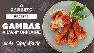 Recette de gambas à larmoricaine [upl. by Marutani494]