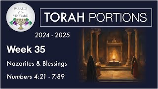 Torah Portion Week 35  Numbers 421  789  Nazarites amp Priestly Blessing  2024  2025 [upl. by Valer]