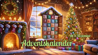 Adventskalender ab 1 Dezember täglich ein weihnachtliches Hörbuch [upl. by Atteuqnas]