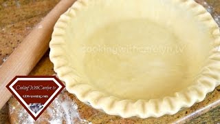 HOW to MAKE FLAKY PIE CRUSTS WITH and WITHOUT A FOOD PROCESSOR  Cooking With Carolyn [upl. by Yttak729]