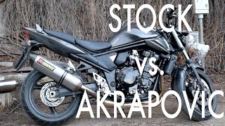 Suzuki GSF 1250 Akrapovic S12SO3HRT exhaust sound [upl. by Leribag677]